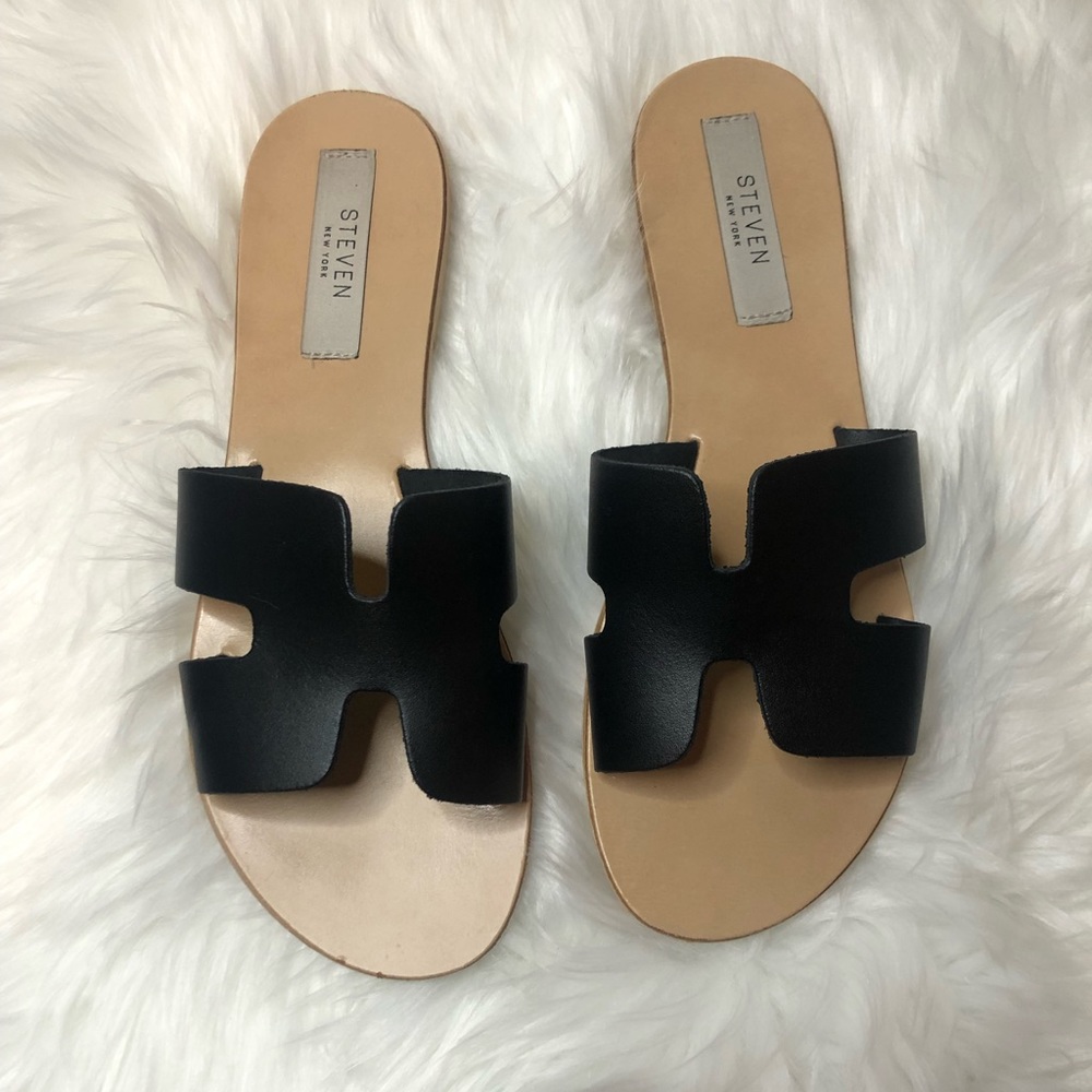 Steven by Steve Madden Grady Sandal, Women's Size 8 , Black
